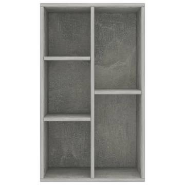 Book Cabinet/Sideboard Concrete Grey 50x25x80 cm Engineered Wood