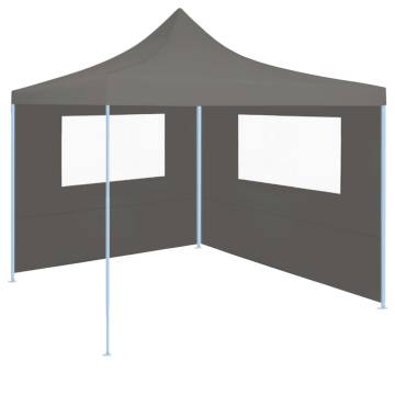 Gazebo Sidewall with Windows 4x2 m Anthracite