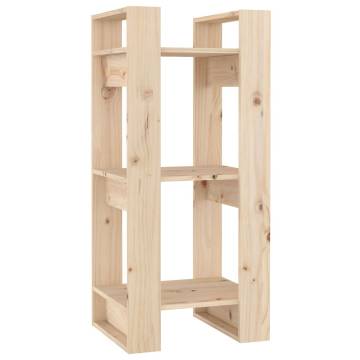 Book Cabinet/Room Divider 41x35x91 cm Solid Wood Pine