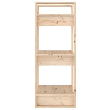 Book Cabinet/Room Divider 41x35x91 cm Solid Wood Pine