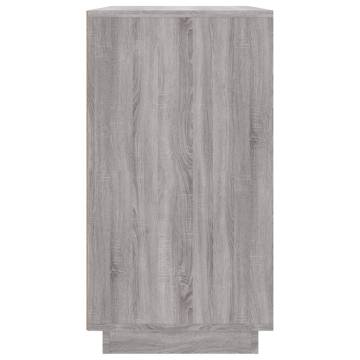 Sideboard Grey Sonoma 80x34x75 cm Engineered Wood