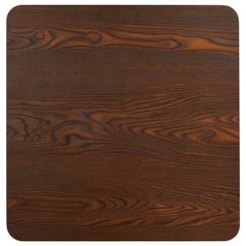 Bistro Table Dark Brown 50x50 cm MDF