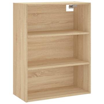 Highboard Sonoma Oak 69.5x34x180 cm Engineered Wood