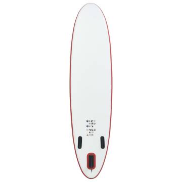 Inflatable Stand Up Paddleboard Set Red and White