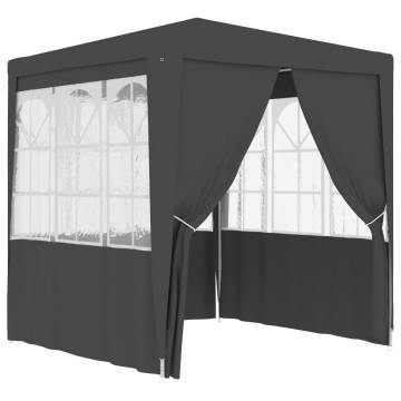 Professional Party Tent Side Walls 2.5x2.5 m Anthracite 90 g/m²