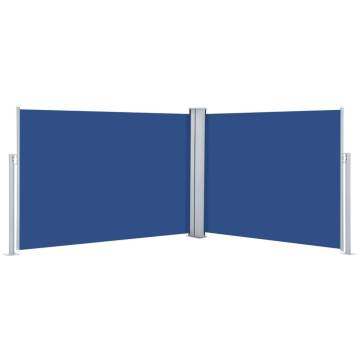 Retractable Side Awning Blue 100x1000 cm