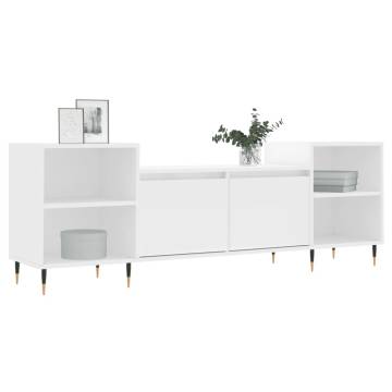 TV Cabinet White 160x35x55 cm Engineered Wood