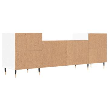 TV Cabinet White 160x35x55 cm Engineered Wood