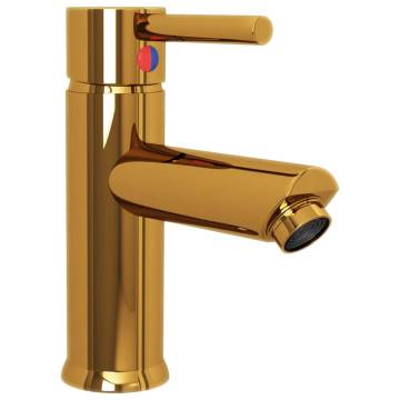 Bathroom Basin Faucet Gold 130x176 mm