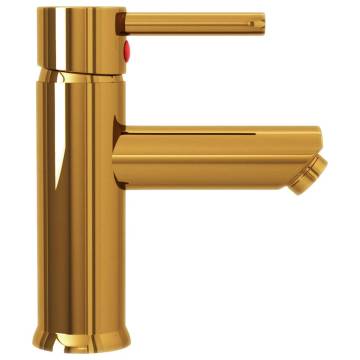 Bathroom Basin Faucet Gold 130x176 mm