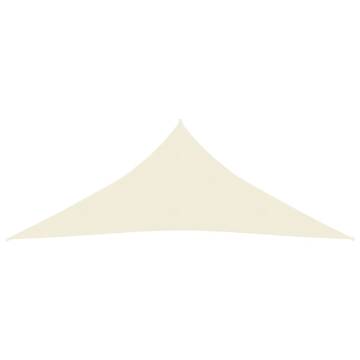 Sunshade Sail 160 g/m² Cream 4.5x4.5x4.5 m HDPE