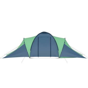 Camping Tent 6 Persons Blue and Green