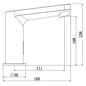 SCHÜTTE Sensor Basin Mixer VITAL Chrome