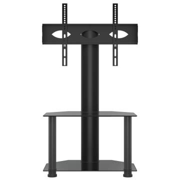 Corner TV Stand 2-Tiers for 32-70 Inch Black