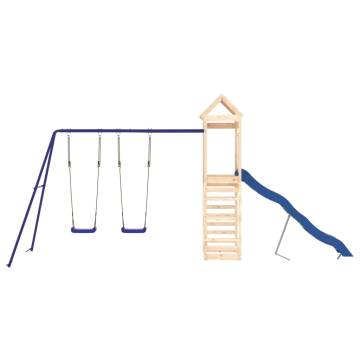 Outdoor Playset Solid Wood Pine