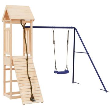 Outdoor Playset Solid Wood Pine