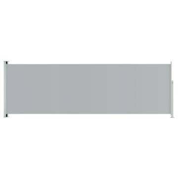 Patio Retractable Side Awning 200x600 cm Grey