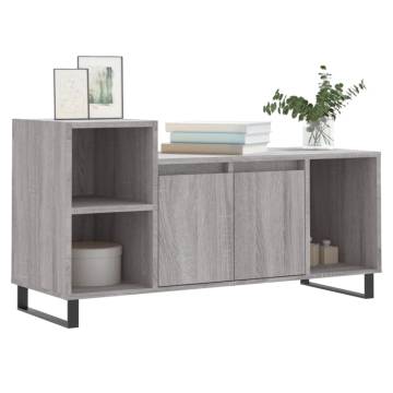 TV Cabinet Grey Sonoma 100x35x55 cm Engineered Wood