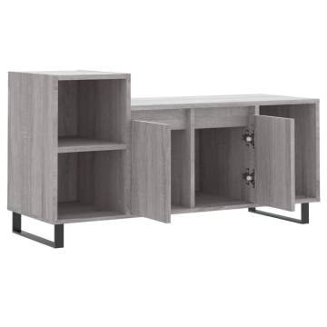 TV Cabinet Grey Sonoma 100x35x55 cm Engineered Wood