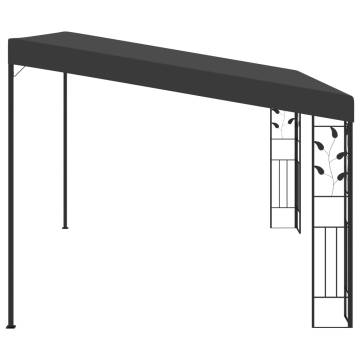 Wall-mounted Gazebo 4x3x2.5 m Anthracite