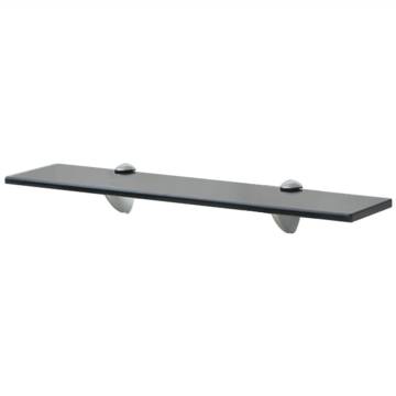 Floating Shelves 2 pcs Glass 50x10 cm 8 mm