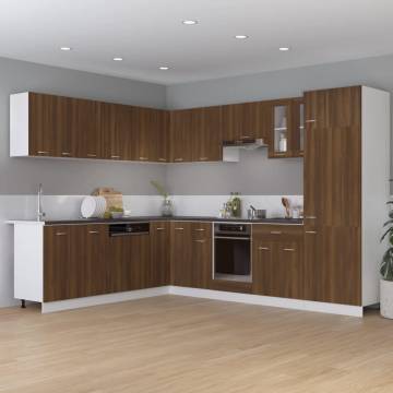 Kitchen Cabinet Brown Oak 75,5x75,5x80,5 cm Engineered Wood