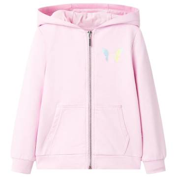 Kids' Hooded Sweatshirt Light Pink 104