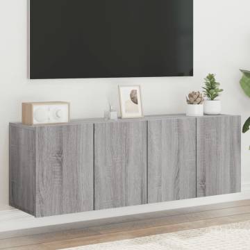 TV Cabinets Wall-mounted 2 pcs Grey Sonoma 60x30x41 cm