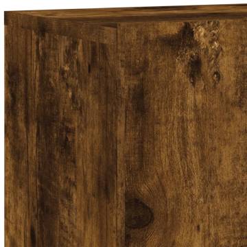 TV Cabinets Wall-mounted 2 pcs Smoked Oak 80x30x41 cm