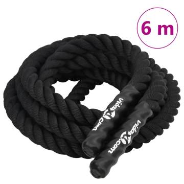 Battle Rope Black 6 m 4.5 kg Polyester