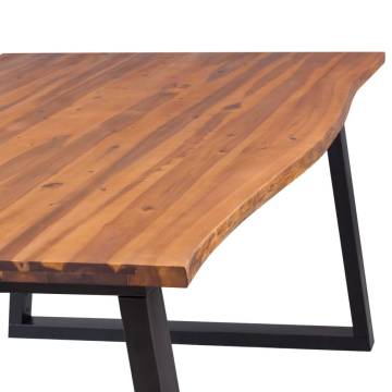 Dining Table Solid Acacia Wood 200x90 cm