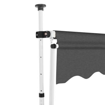 Manual Retractable Awning 350 cm Anthracite