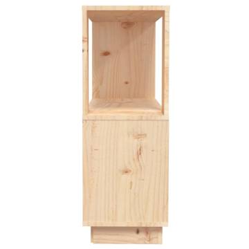 Book Cabinet/Room Divider 80x25x70 cm Solid Wood Pine