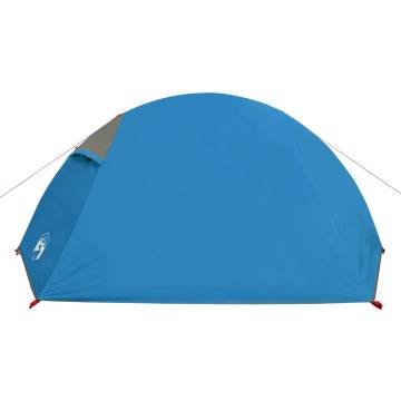 Camping Tent 2-Person Blue Waterproof