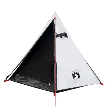 Camping Tent 2-Person White Blackout Fabric Waterproof