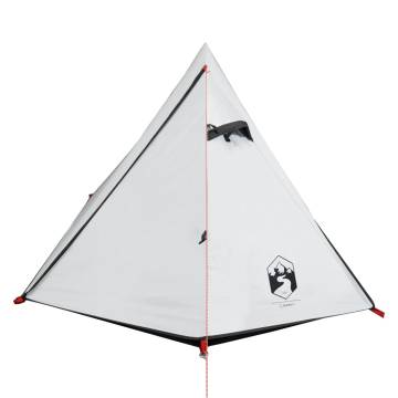 Camping Tent 2-Person White Blackout Fabric Waterproof