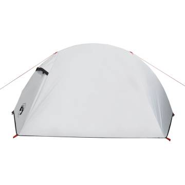 Camping Tent 2-Person White Blackout Fabric Waterproof