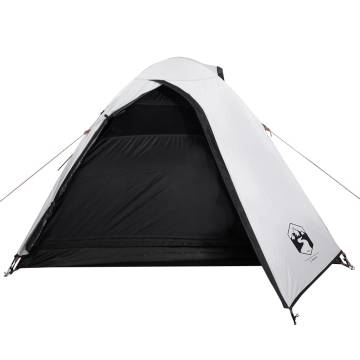 Camping Tent 2-Person White Blackout Fabric Waterproof