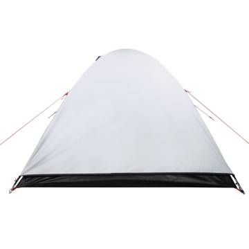 Camping Tent 2-Person White Blackout Fabric Waterproof