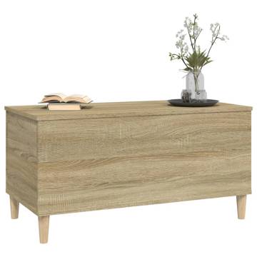 Coffee Table Sonoma Oak 90x44.5x45 cm Engineered Wood