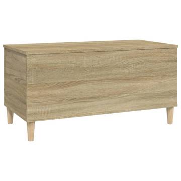 Coffee Table Sonoma Oak 90x44.5x45 cm Engineered Wood