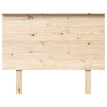 Bed Headboard 104x6x82.5 cm Solid Wood Pine