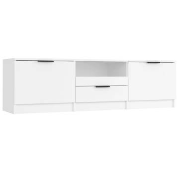 TV Cabinet White 140x35x40 cm Engineered Wood