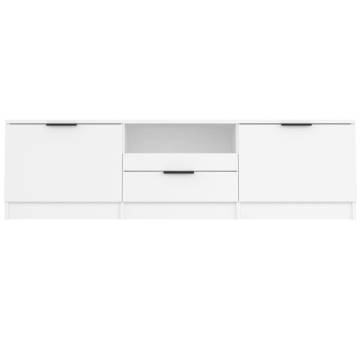 TV Cabinet White 140x35x40 cm Engineered Wood