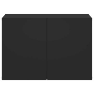 TV Cabinet Wall-mounted Black 60x30x41 cm