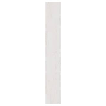 Book Cabinet/Room Divider White 100x30x200 cm Solid Pinewood