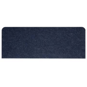 Stair Mats Self-adhesive 15 pcs 65x24.5x3.5 cm Blue