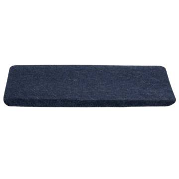 Stair Mats Self-adhesive 15 pcs 65x24.5x3.5 cm Blue