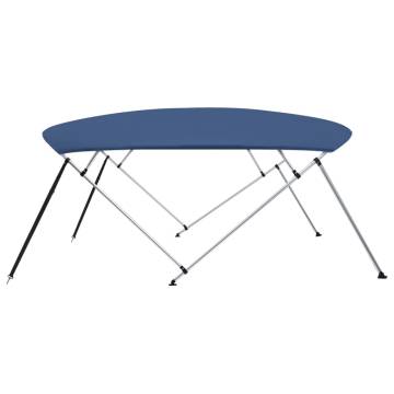 4 Bow Bimini Top Navy Blue 243x(230-244)x137 cm