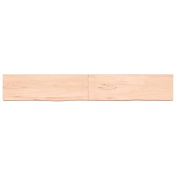 Bathroom Countertop 200x30x(2-4) cm Untreated Solid Wood